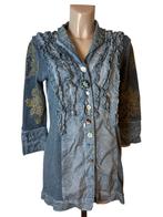 Elisa Cavaletti blouse M, Maat 38/40 (M), Blauw, Ophalen of Verzenden, Zo goed als nieuw