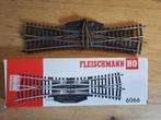 Fleischmann Engelse wissel 6066 in OVP, Hobby en Vrije tijd, Modeltreinen | H0, Gebruikt, Gelijkstroom, Fleischmann, Rails