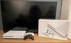 Xbox One S Slim 1TB + 2 Controllers + Doos, Spelcomputers en Games, Gebruikt, Met 2 controllers, Xbox One S, Ophalen of Verzenden