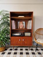 Vintage midcentury boekenkast | kast | retro, Huis en Inrichting, Ophalen, 100 tot 150 cm, 50 tot 100 cm, 25 tot 50 cm