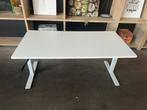 Verstelbaar zit-sta bureau met slinger 160x80xH70-116cm, 5st, Verzenden, In hoogte verstelbaar, Gebruikt, Bureau