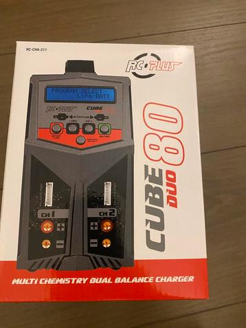 RC Plus CUBE DUO 80 Snellader - Zo Goed Als Nieuw beschikbaar voor biedingen
