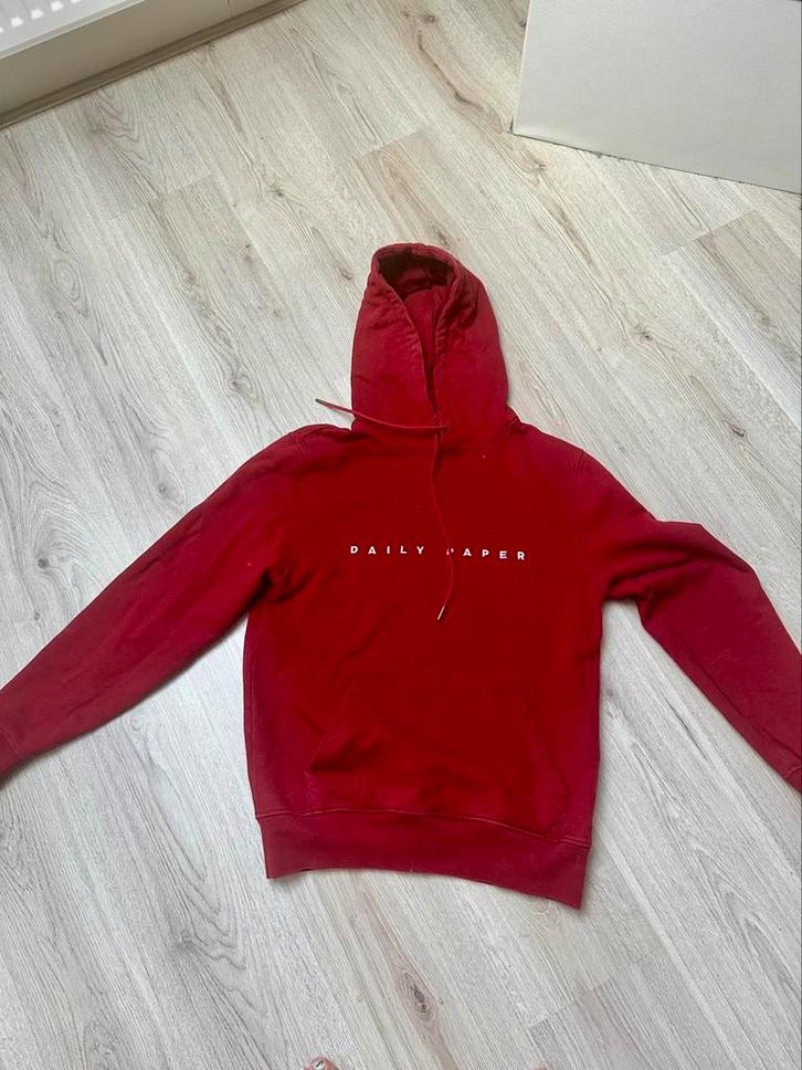 Hoodie Daily Paper mannen maat S, Kleding | Heren, Truien en Vesten, Gedragen, Maat 46 (S) of kleiner, Rood, Ophalen of Verzenden