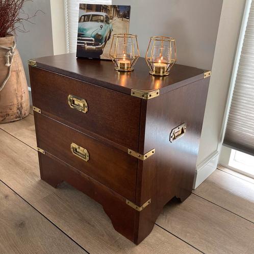 Retro / vintage kapiteins ladekastje, Antiek en Kunst, Curiosa en Brocante, Ophalen