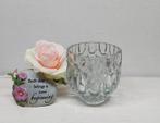 Vintage glazen waxinelichthouder, Huis en Inrichting, Woonaccessoires | Kandelaars en Kaarsen, Ophalen of Verzenden, ., ., .