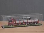 Dioramavitrine, Trekker + Trailer (Asfalt), Ophalen of Verzenden, Nieuw, Bus of Vrachtwagen, Tekno