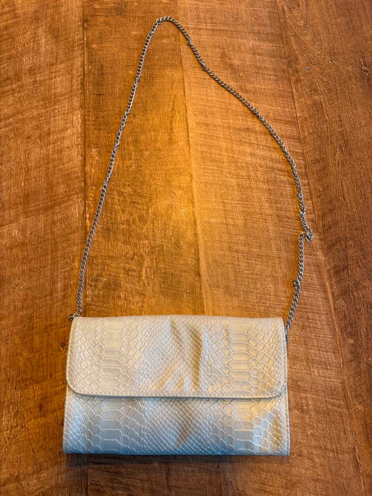 Mintgroen tasje Duifhuizen, Ophalen of Verzenden, Zo goed als nieuw, Schoudertasje