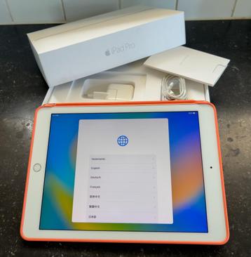 9,7 inch Ipad Pro  WiFi + cellular 256 GB zilver + extra's beschikbaar voor biedingen