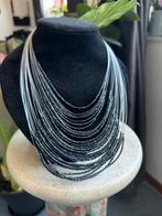 Multi-Strand, Layered, Micro Beaded Necklace Montini, Sieraden, Tassen en Uiterlijk, Ophalen of Verzenden, Zo goed als nieuw, Overige materialen