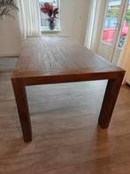 Acasia Houten Eetkamertafel - 6 Persoons - 100x220cm, Ophalen, Gebruikt, 100 tot 150 cm, 200 cm of meer