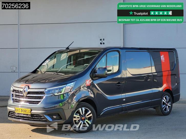 Renault Trafic 120pk Electric 240km WLTP Parkeersensoren Aut, Auto's, Bestelauto's, Bedrijf, Te koop, Achteruitrijcamera, Airconditioning