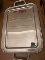 Zilverkleurig Presenteerblad 36x47 cm (2 stuks), Ophalen of Verzenden, Gebruikt, Rechthoekig, Metaal