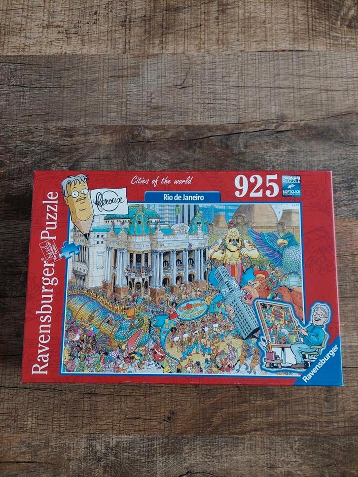 Leuke Ravensburger puzzel ! Rio de Janeiro /925 stukjes, Hobby en Vrije tijd, Denksport en Puzzels, Zo goed als nieuw, Legpuzzel