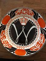 Wandbord inhuldiging Koningin Wilhelmina 1898, Postzegels en Munten, Penningen en Medailles, Ophalen, Overige materialen, Nederland