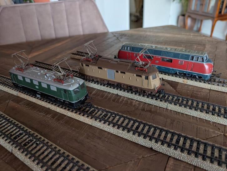 Märklin en Lima treinen en toebehoren - Grote partij!, Hobby en Vrije tijd, Modeltreinen | H0, Gebruikt, Treinset, Wisselstroom