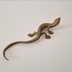 vintage messing salamander hagedis  jaren 60  beeldje, Ophalen of Verzenden, Koper