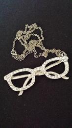 Byoux Lange Halsketting met Vlinder BRIL from the 60's, Ophalen of Verzenden, Overige typen