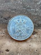 1 gulden 1892 Wilhelmina, mooie kwaliteit, Postzegels en Munten, Munten | Nederland, 1 gulden, Zilver, Ophalen of Verzenden, Koningin Wilhelmina