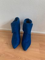 Sacha blauwe laarsjes hoge hak maat 37, Blauw, Lage of Enkellaarzen, Ophalen of Verzenden, Zo goed als nieuw