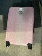 Guess roze slangenprint koffer reiskoffer bagage, Ophalen, Nieuw, Hard kunststof