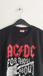 Zwart AC/DC T-shirt Maat M, Maat 48/50 (M), Zwart, AC/DC, Ophalen of Verzenden
