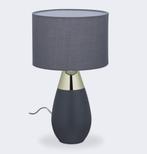 Tafellamp grijs/goudkleur of grijs/zilverkleur, Huis en Inrichting, Lampen | Tafellampen, Ophalen of Verzenden, Nieuw