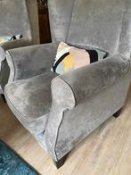 Grijze fauteuil, Huis en Inrichting, Fauteuils, Ophalen of Verzenden, Zo goed als nieuw, Stof, 75 tot 100 cm