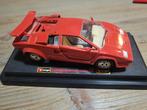 Lamborghini Countach 5000 (1988) Miniatuur, Hobby en Vrije tijd, Modelauto's | 1:18, Ophalen of Verzenden, Gebruikt, Auto, Bburago