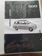 Werkplaatshandboek Fiat 500, Ophalen of Verzenden