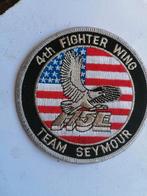 Badge van de 4e Fighter Wing USAF, Zo goed als nieuw, Patch, Badge of Embleem, Verzenden