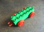 Lego Duplo Train Base 2x6 with Red Wheels (zie foto's) 2, Ophalen of Verzenden, Gebruikt, Losse stenen, Duplo