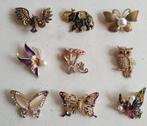 Broches met / zonder strass. € 4,-- per stk / 3 voor € 10,--, Sieraden, Tassen en Uiterlijk, Broches, Verzenden, Nieuw, Overige kleuren