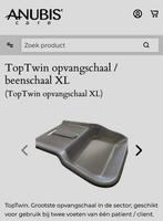 Toptwin XL pedicure opvangschaal / opvangbak, Ophalen of Verzenden, Zo goed als nieuw, Zwart, Handen en Nagels