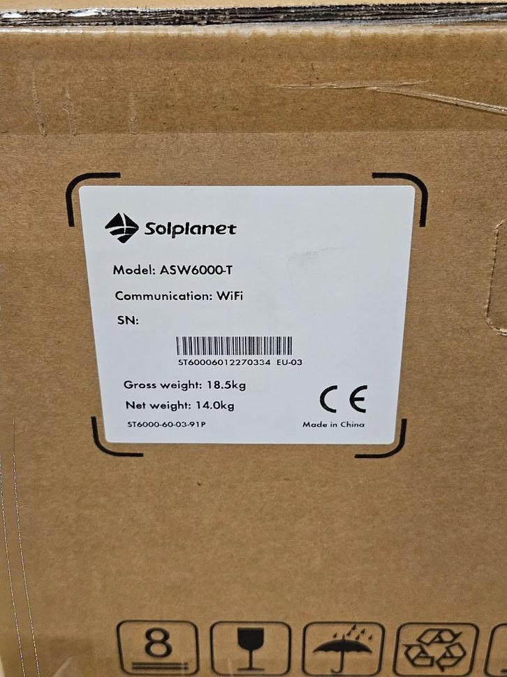 Omvormer Solplanet ASW6000-T, Doe-het-zelf en Verbouw, Zonnepanelen en Toebehoren, Nieuw, Overige typen, Ophalen