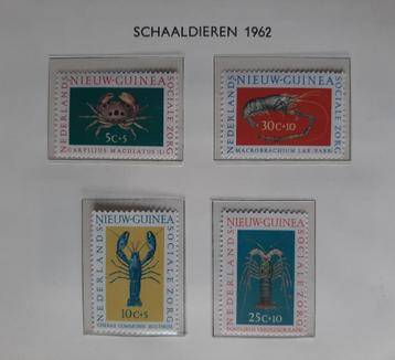 1962 Nederlands Nieuw Guinea Sociale Zorg, Schaaldieren beschikbaar voor biedingen