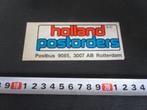 sticker Rotterdam Holland Postorders, Ophalen, Zo goed als nieuw, Bedrijf of Vereniging