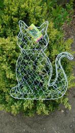 METALEN BUXUS FIGUUR KAT GROOT NIEUW, Tuin en Terras, Ophalen of Verzenden, Buxus, Struik, Minder dan 100 cm