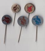 Droste Chocolade logo speldjes, Gebruikt, Niet vindbaar, Niet vindbaar, Speldje of Pin