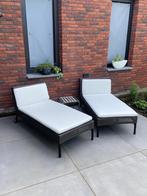 ligbedden tuin, Tuin en Terras, Ligbedden, Ophalen, Gebruikt, Rotan, Verrijdbaar