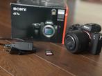 Sony A7 III in original box, Sony 50mm f1.8 lens. Almost new, Audio, Tv en Foto, Fotocamera's Digitaal, Ophalen of Verzenden, Zo goed als nieuw