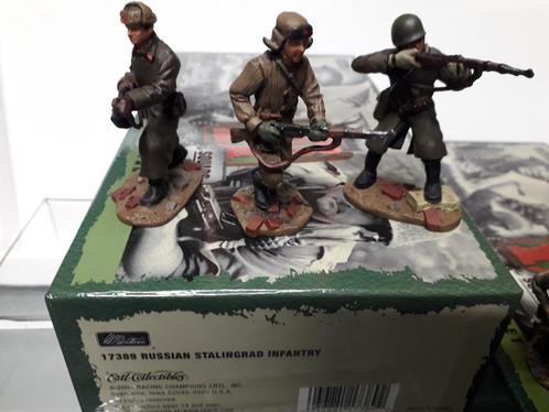 TINNEN RUSSISCHE WW2 SOLDATEN SET van WILLIAM BRITAIN, Verzamelen, Militaria | Tweede Wereldoorlog, Landmacht, Miniatuur of Beeldje