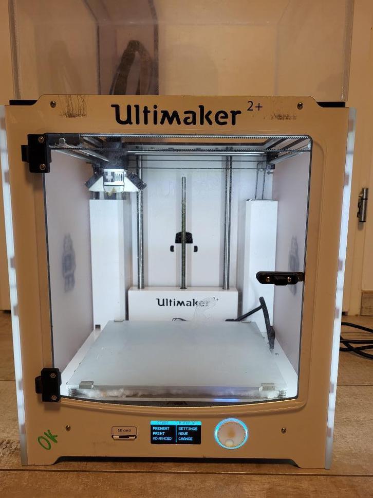 Ultimaker 2+ 3D printer (1.75mm), Computers en Software, 3D Printers, Gebruikt, Ophalen