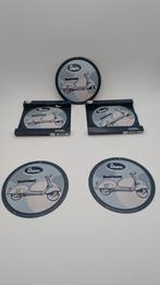 5x Originele Vespa Tinnen reliëf reclame bordjes 15cm, Ophalen of Verzenden, Zo goed als nieuw, Transport