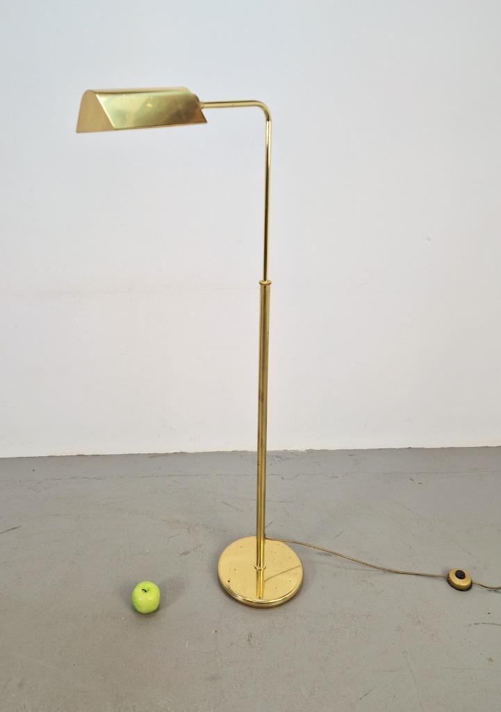Regency vloerlamp messing verstelbaar leeslamp italy ’70, Huis en Inrichting, Lampen | Vloerlampen, Zo goed als nieuw, 100 tot 150 cm