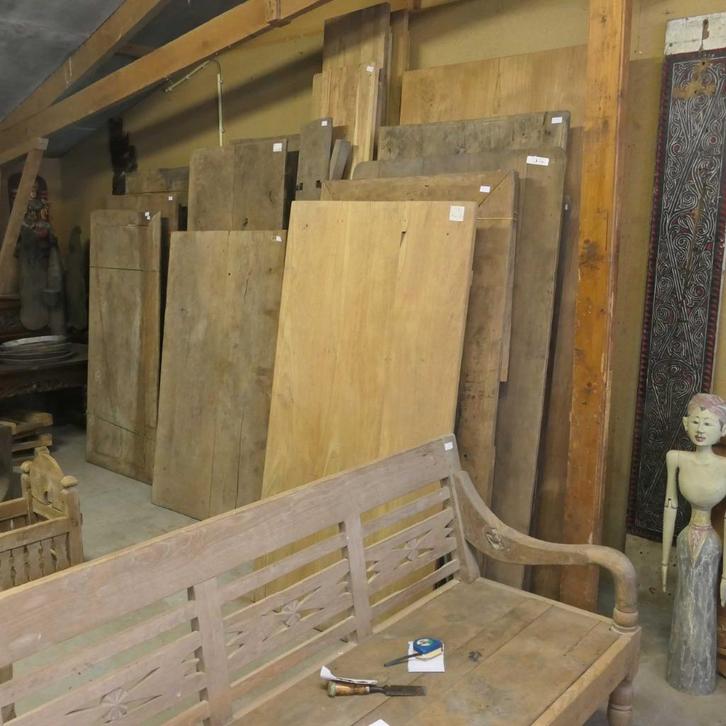 SALE antieke teak tafel 130 x 54 voor kwart van de prijs TQ3, Antiek en Kunst, Antiek | Meubels | Tafels, Ophalen of Verzenden