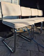 Beige Eetkamerstoelen - Nieuwstaat, Gereinigd!, Overige kleuren, Ophalen of Verzenden, Zo goed als nieuw, Metaal