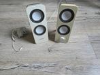 Logitech Z200 Stereo Speakers – 3.5mm Aansluiting, Computers en Software, Pc speakers, Ophalen of Verzenden, Gebruikt, Audiokanaal 2