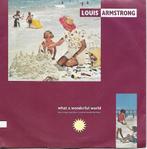 Louis Armstrong - What a wonderful world, Cd's en Dvd's, Vinyl Singles, Overige genres, Gebruikt, 7 inch, Single