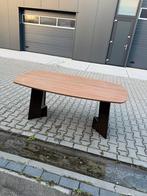 180 x 100 cm deens ovale melamine hout look eettafel, Ophalen