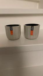 Nieuw!!2 kleine bloempotjes taupe kleur van Capi, Ophalen of Verzenden, Nieuw